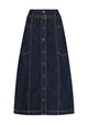 Tyler Denim Skirt_Indigo