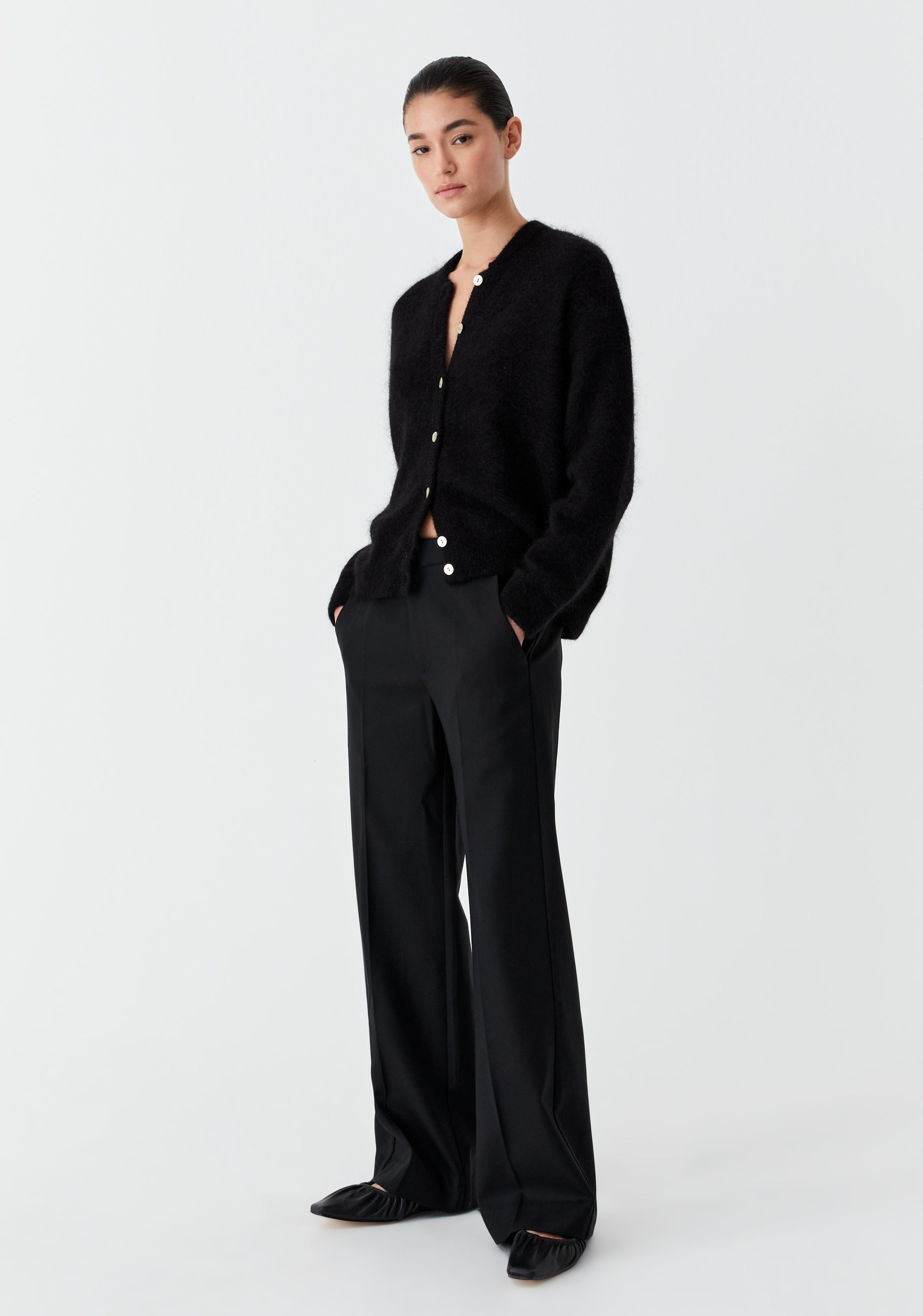 Vance Knit Cardigan_Black