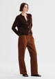 Albi Knit Cardigan_Chocolate