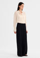 Miranda Cape Shirt_Ecru