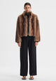 Amalia Fur Jacket_Tiramisu