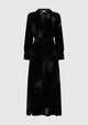 Aurora Velvet Shirt Dress_Black