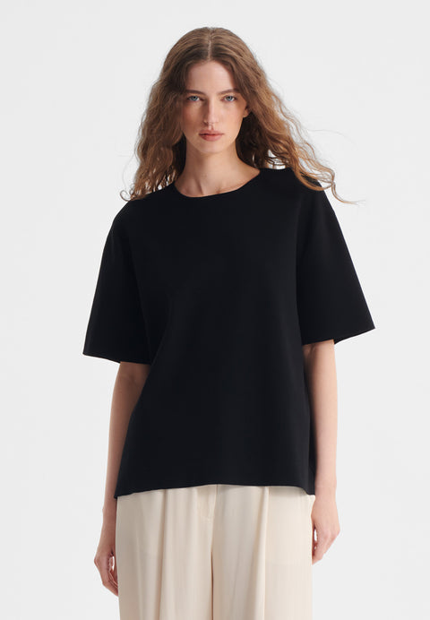 Bennett Knit Tee_Black