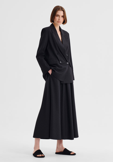 Diego Skirt_Pinstripe