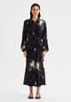 Florian Shirt Dress_Black Print