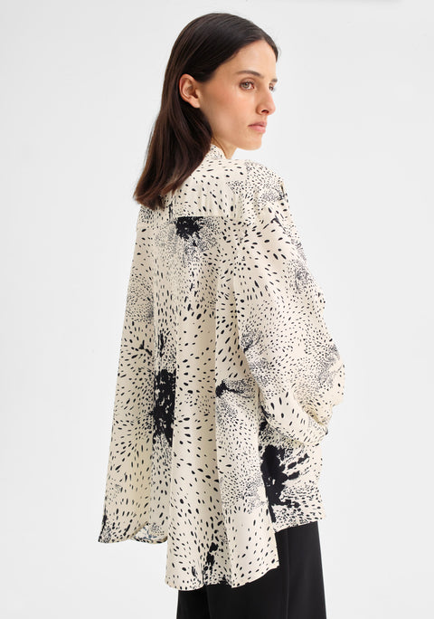Florian Swing Shirt_Ecru Print