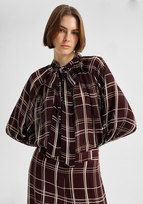 Francis Tie Blouse_Print