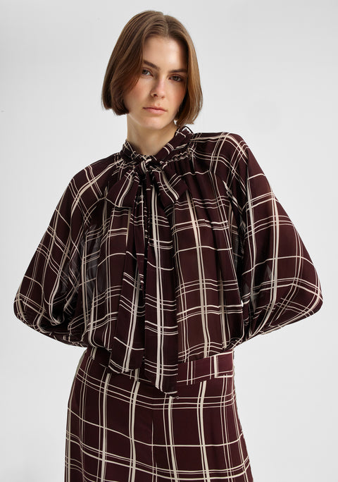Francis Tie Blouse_Print