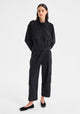 Hansel Crop Cargo Pant_Black