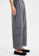 Hansel Crop Cargo Pant_Charcoal