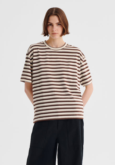 Jericho Stripe Tee_Espresso