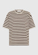 Jericho Stripe Tee_Espresso