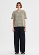 Jericho Stripe Tee_Olive