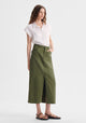 Maverick Denim Skirt_Khaki