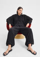 Miranda Cape Shirt_Black