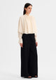 Miranda Cape Shirt_Ecru