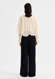 Miranda Cape Shirt_Ecru
