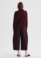 Oxford Merino Knit Polo_Pinot