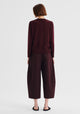 Oxford Merino Knit Pullover_Pinot