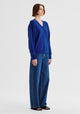 Payton V-Neck Merino Knit Pullover_Cobalt