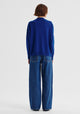 Payton V-Neck Merino Knit Pullover_Cobalt