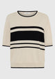 Regatta Knit Tee_Black/Ecru
