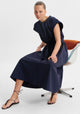 Romy Shirt Dress_Navy