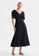 Sienna Midi Dress_Black