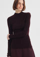 Talia L/S Merino Knit Top_Espresso