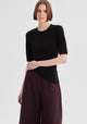 Talia Merino Knit Tee_Black