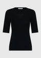 Talia Merino Knit Tee_Black