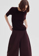 Talia Merino Knit Tee_Espresso