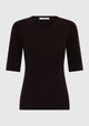 Talia Merino Knit Tee_Espresso
