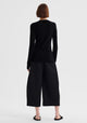 Theodore Fine Merino Knit Top_Black
