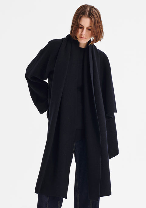 Valerie Knit Scarf_Black