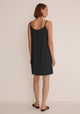 Oden Slip Dress_Black