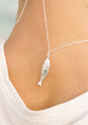 Sardines Charm Necklace_Silver