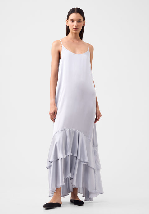 Anais Silk Maxi Dress_Ice
