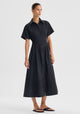 Arabella Shirt Dress_Black