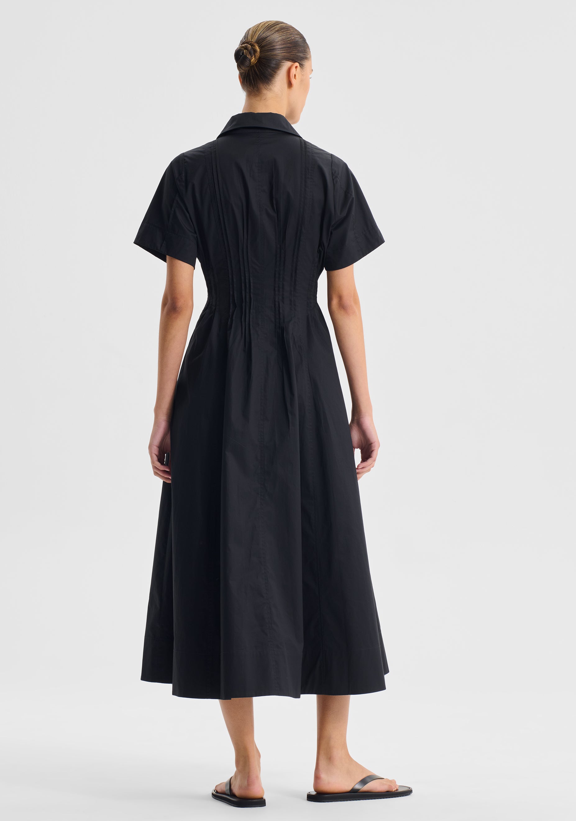 Arabella Shirt Dress_Black