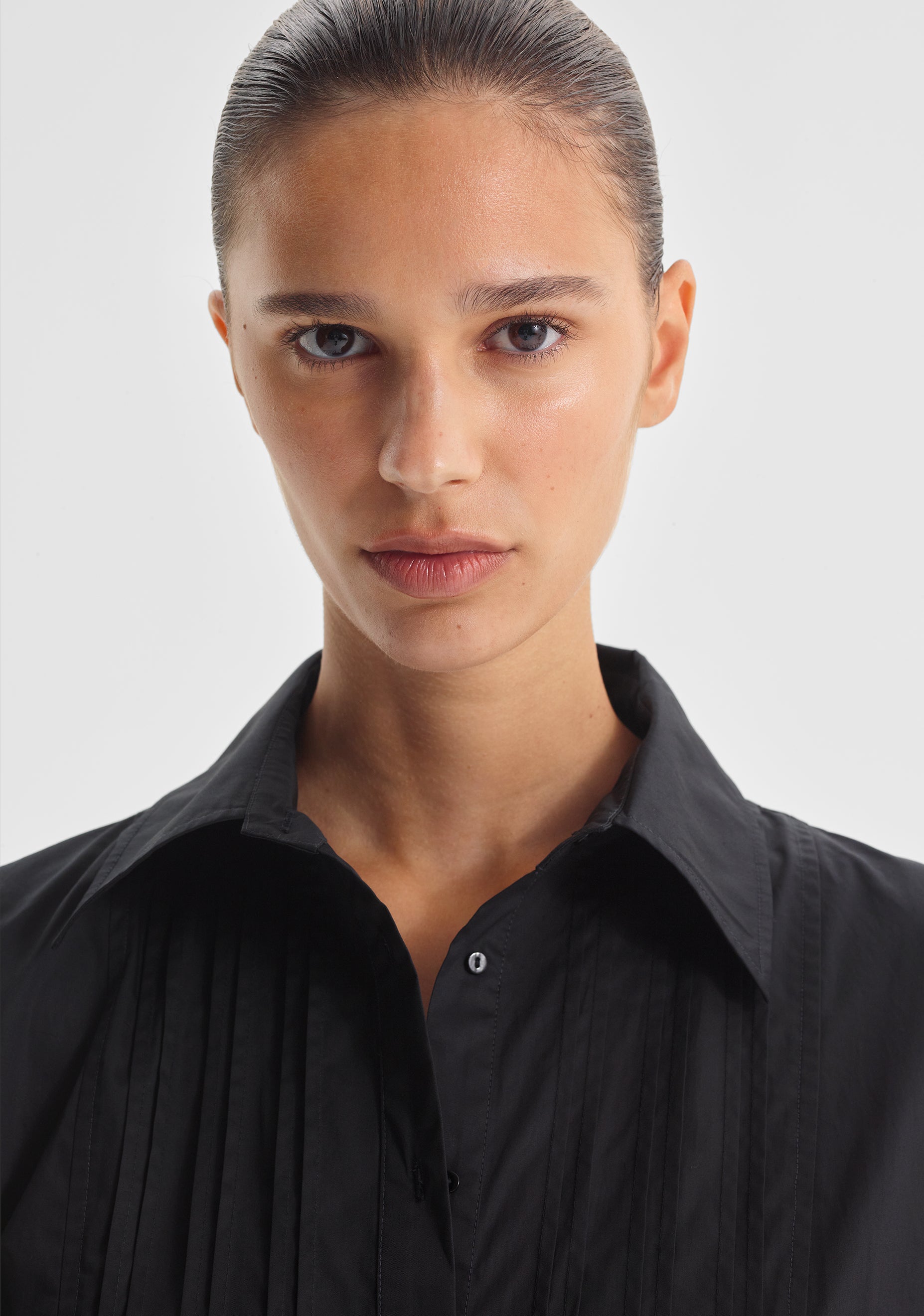 Arabella Shirt Dress_Black