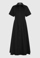 Arabella Shirt Dress_Black