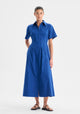 Arabella Shirt Dress_Cobalt