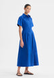 Arabella Shirt Dress_Cobalt