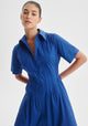 Arabella Shirt Dress_Cobalt