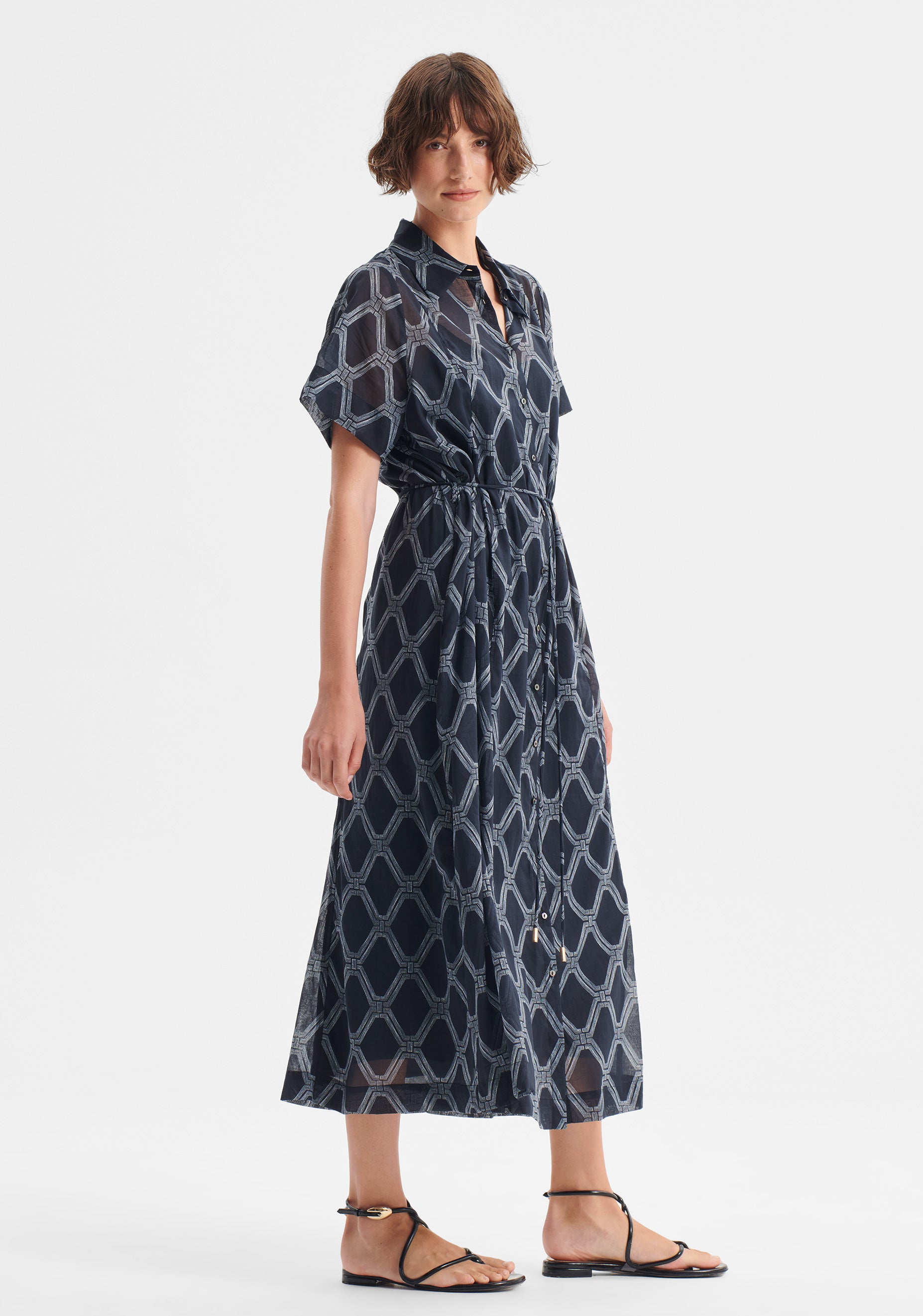 Arlo Shirt Dress_Black