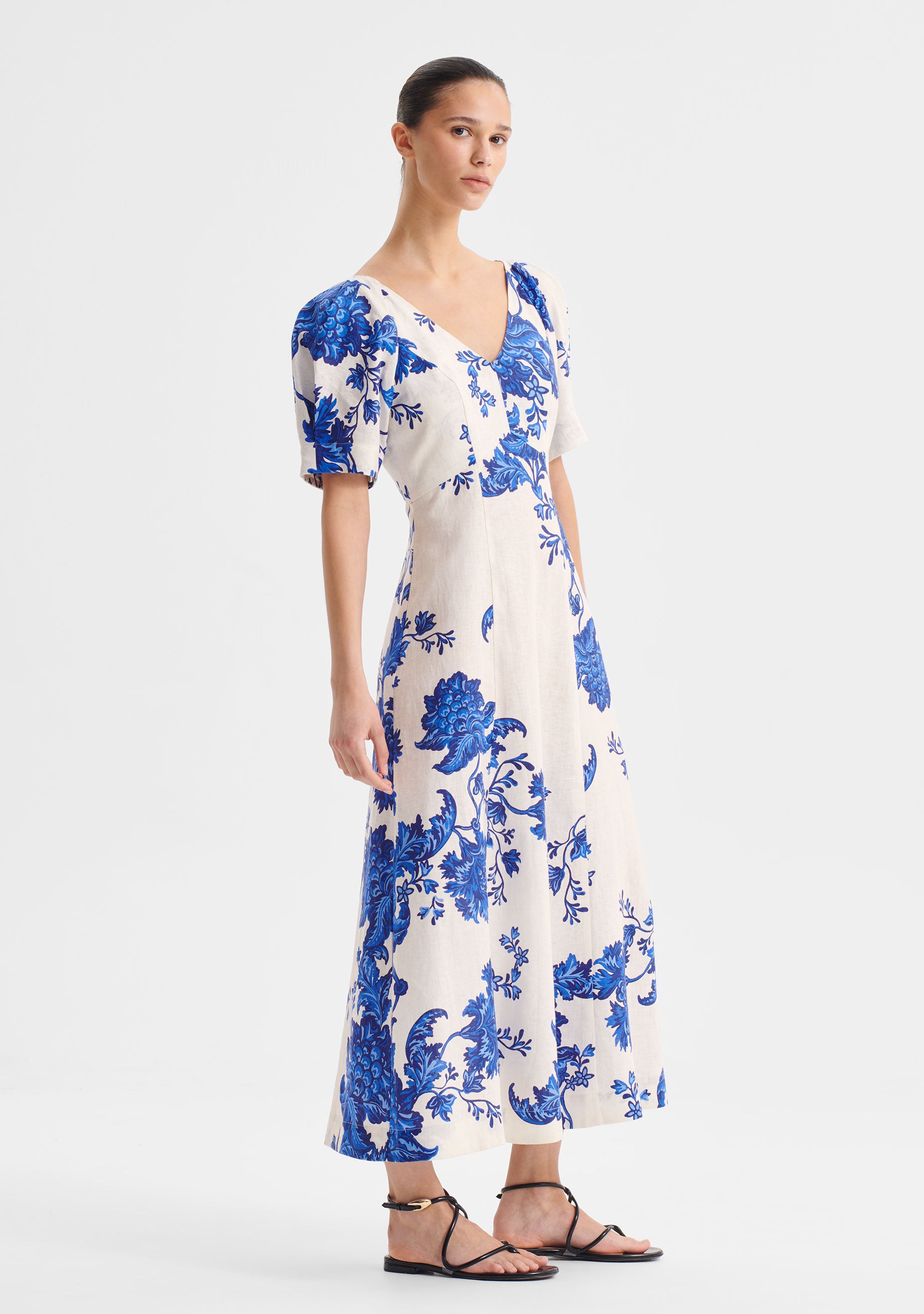 Bonita Linen Dress Print – Morrison