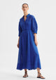 Bonita Shirt Dress_Cobalt