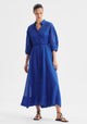 Bonita Shirt Dress_Cobalt