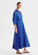 Bonita Shirt Dress_Cobalt